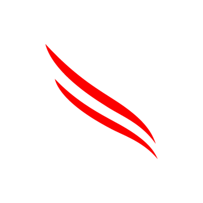 updated crowdstrike icon, the red feather on a white background