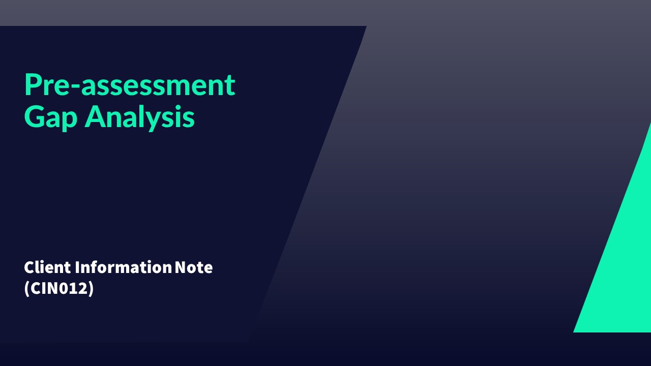 CIN012JPG -&nbsp;Pre assessment visits