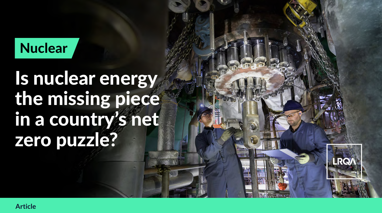 Nuclear energy article